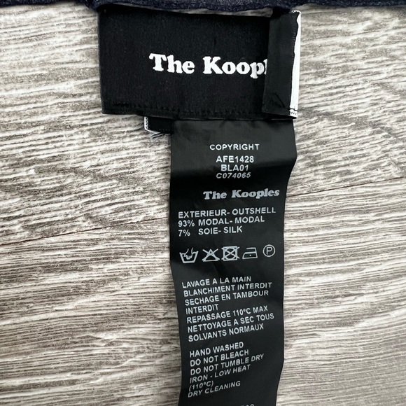 The Kooples Modal & Silk Scarf with Daisies - Picture 2 of 8